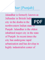 Information On Jalandhar