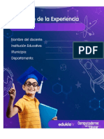 Experiencia - Creativa - Propia - 2022 CON PORTADA