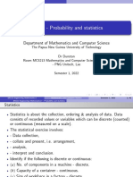 EN112 - Probability and Statistics: Department of Mathematics and Computer Science