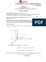 Vectors (Planes in 3D Space)