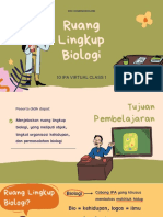 Ruang Lingkup Biologi