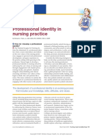 Professional Identity in Nursing Practice: Editorial