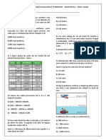 Resolução de exercícios de matemática