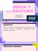 Clase Nivel 1 Guía 5 Lengua y Literatura