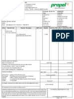 Proforma Invoice: Propel Industries Private Limited