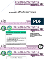 Diagnosis of Testicular Tumors: Dr. Ricardo Isip March 26, 2021