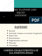 Infantry Platoon and Squad Defense