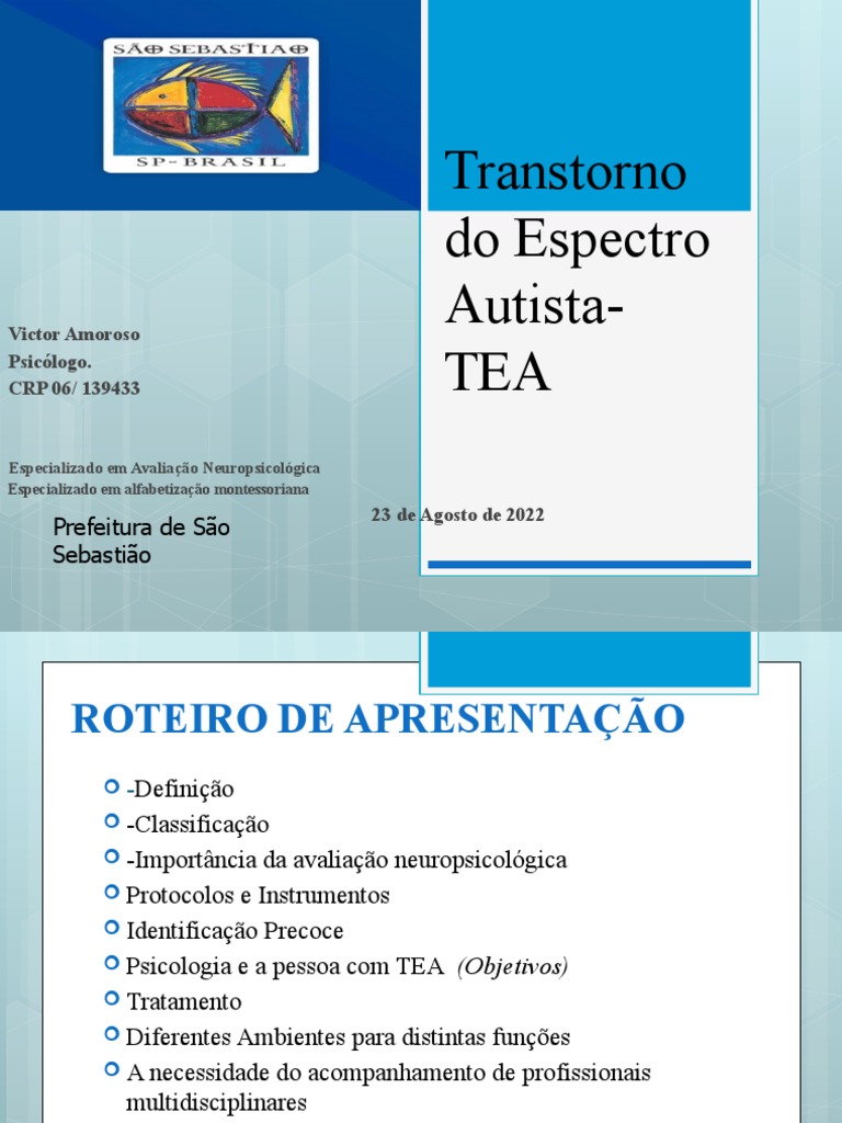 Guia Completo sobre Transtorno do Espectro Autista | PDF | Autismo ...