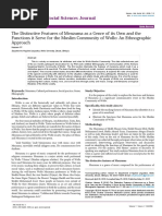 The Distinctive Features of Menzuma As A Genre of Its Own and Thefunctions It Serve For The Muslim Community of Wollo An Ethnograp 2151 6200 1000190