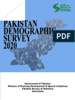 Pakistan Demographic Survey 2020