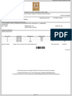 Property Tax (PD) E-Receipt For 2021-2022: Page 1 of 1
