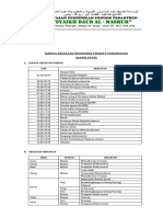 Jadwal Kegiatan Pesantren Putri