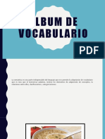 Álbum de Vocabulario