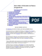 Un Ensayo Más Sobre El Docente en Busca de Nuevas Perspectivas