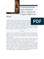 Técnicas sobre o ensino de Língua Inglesa no Brasil