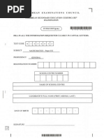 CSEC Mathematics MayJune 2022 Paper 02 | PDF