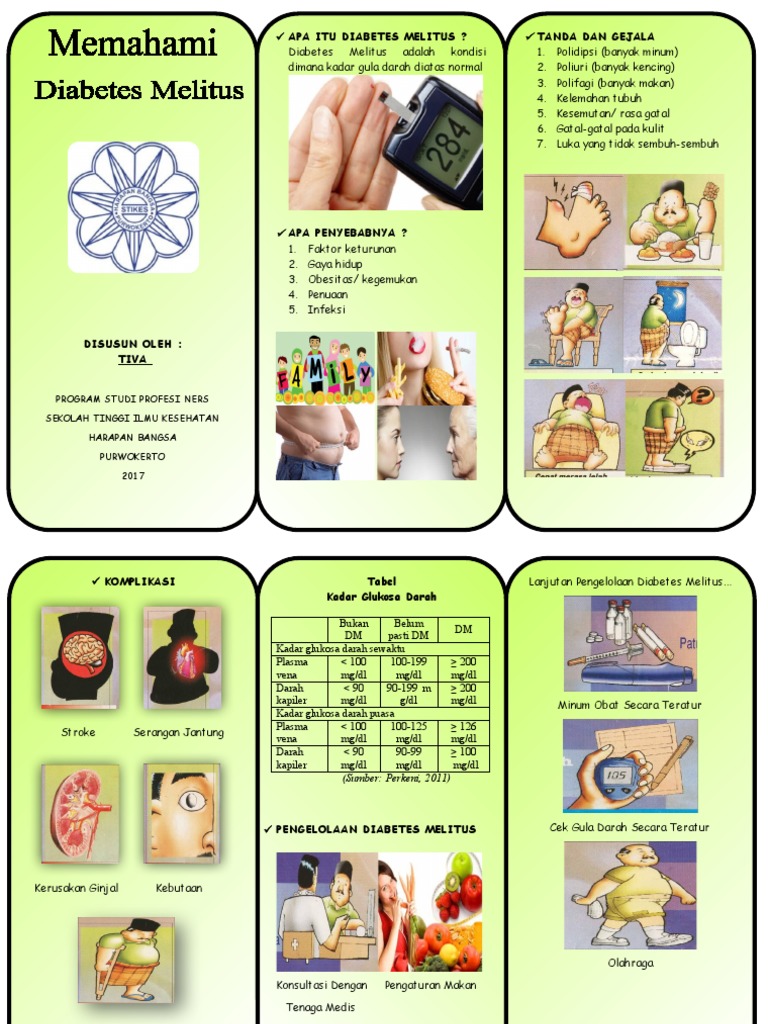 Leaflet diabetes melitus pdf