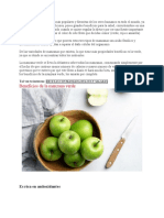 Antioxidantes en La Manzana Verde