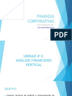 Finanzas Corporativas - Analisis Financiero Vertical