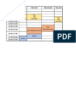 Orario 2° Semestre