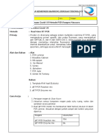 SOP Pemeriksaan Covid-19 Metode PCR Reagen Maccura