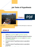 One-Sample Tests of Hypothesis: Mcgraw-Hill/Irwin