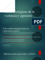 Bases Biológicas de La Violencia y Agresión