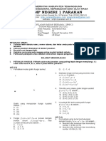 Soal PHB Matematika 9