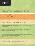 Linear Programming Problems