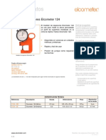 Hoja de Datos: Medidor de Espesores Elcometer 124