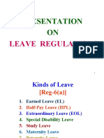 Presentation ON: Leave Regulations