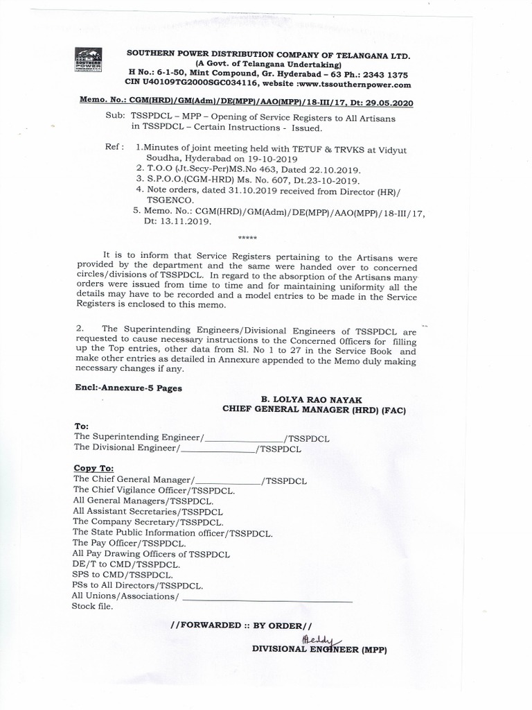 Artisan Service Register Opening - Instructions | PDF