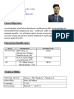 Abhay Verma BCA student seeking internship