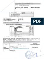 Publication de Resultats #17 Groupe Electrogene Residence Boad Titrisation 10 05 22