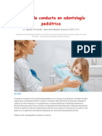 Manejo de Conducta en Odontología Pediátrica