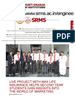 Live Project With Max Life Insurance - B.tech Colleges in Bareilly