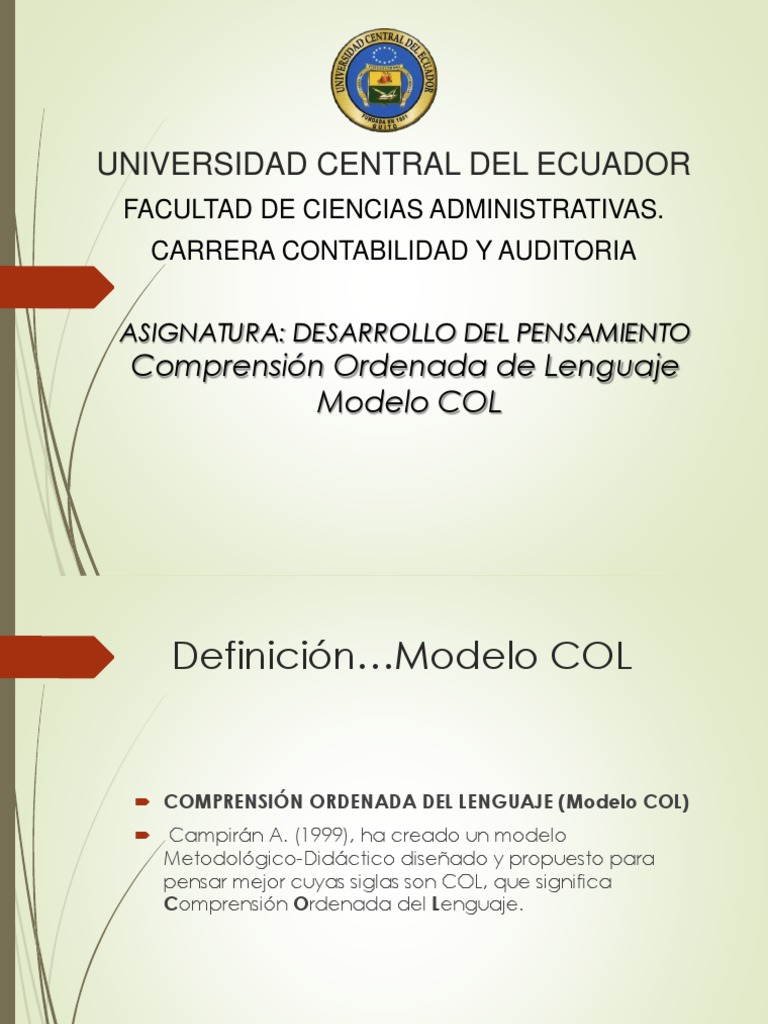 Niveles de Comprensión del Modelo COL | PDF | Pensamiento | Lógica