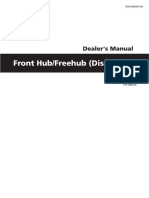 Front Hub/Freehub (Disc Brake) : Dealer's Manual