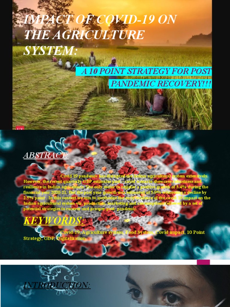 Impact of Covid-19 On The Agriculture System | PDF | Agriculture ...