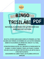Bingo Trisilábico @Fono.grafia02
