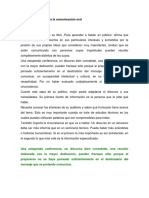 Las Herramientas para La Comunicación Oral