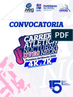 Convocatoria Carrera Nocturna UVEG 2022