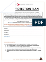 Site Specific Fall Protection Plan - Template - Sample 