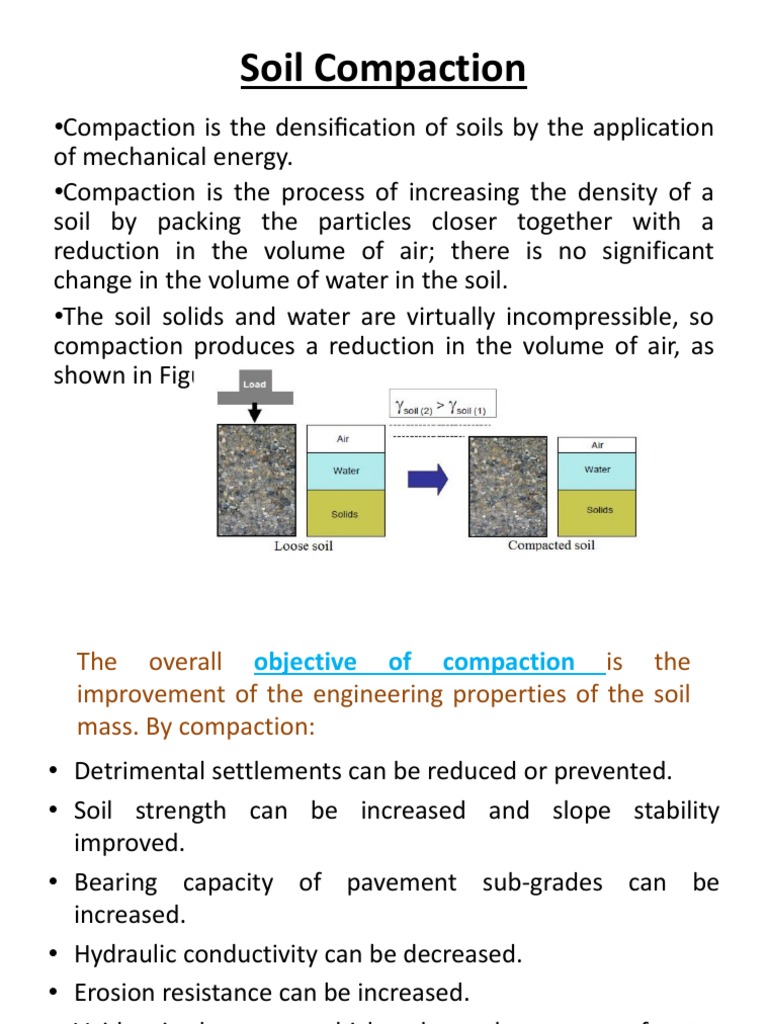 4.1 Soil Compaction 1 PDF Soil Earth Sciences