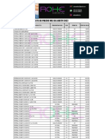 Lista de Precios Suturas P3