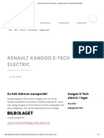 Renault Kangoo E-Tech Electric - Smidig & Eldriven Transportbil - Bilbolaget