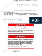 416C, 426C, 428C, 436C and 438C Hydraulic Pump - Test and Adjust