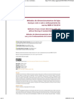 Métodos de Dimensionamentos de Lajes Maciças Com e Sem o Embasamento Da Norma NBR 6118 2014