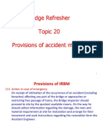 BR Refresher - 20 - Provisions of Accident Manual