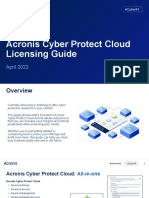 Acronis Cyber Protect Cloud Licensing Guide: April 2022